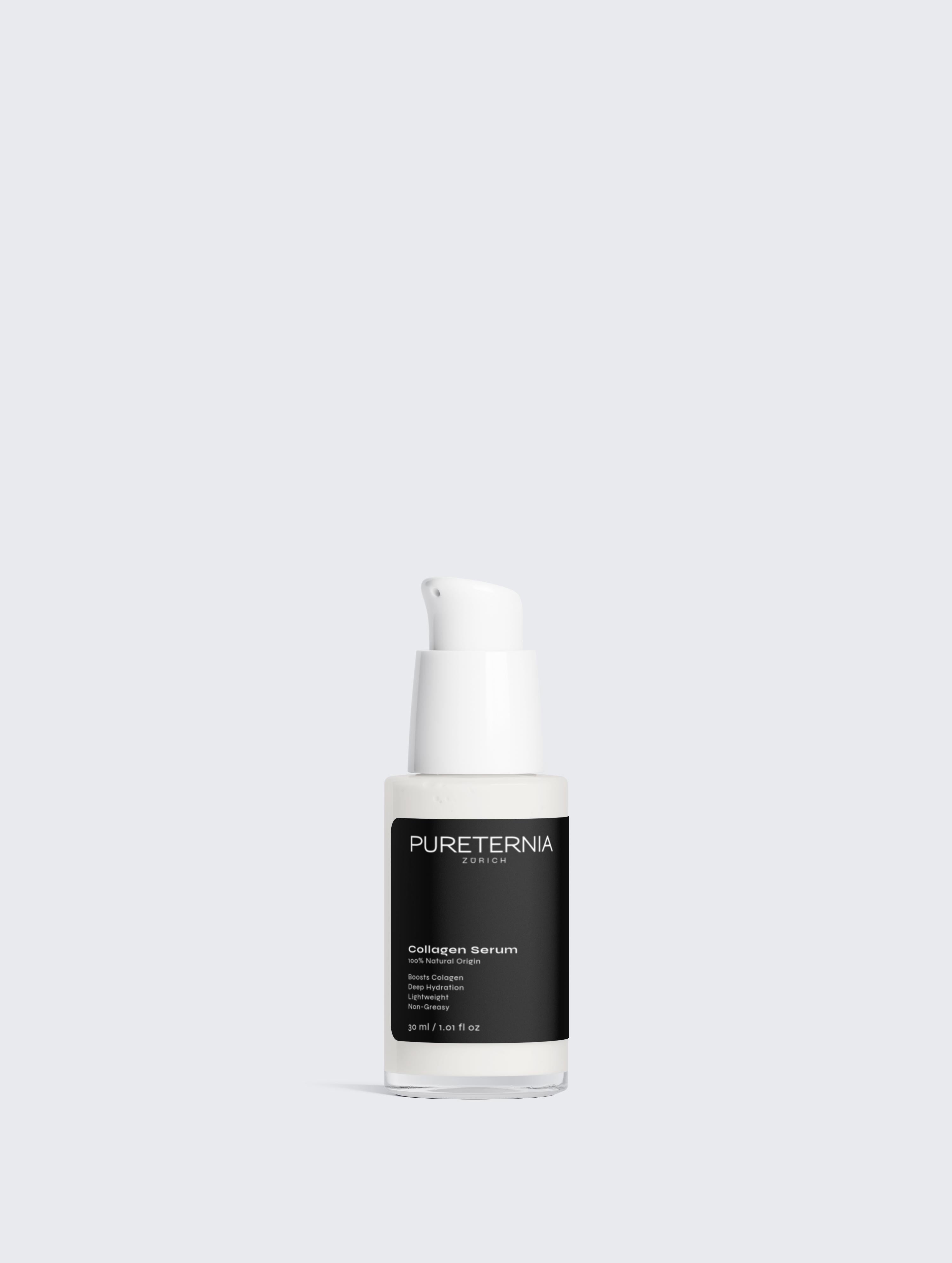 Natural Collagen Boost Serum | ECOCERT Certified | PURETERNIA